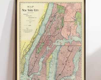 1664年のニューアムステルダムの地図 – ニューヨーク市の初期計画