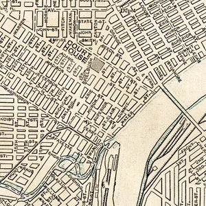 Toledo Map Archival Reproduction - Old Map of Toledo (ohio) - City Map ...