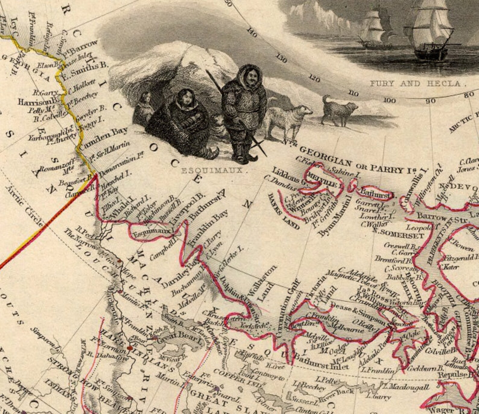 Old Map of Canada Vintage Map Reproduction Giclee Fine - Etsy Ireland