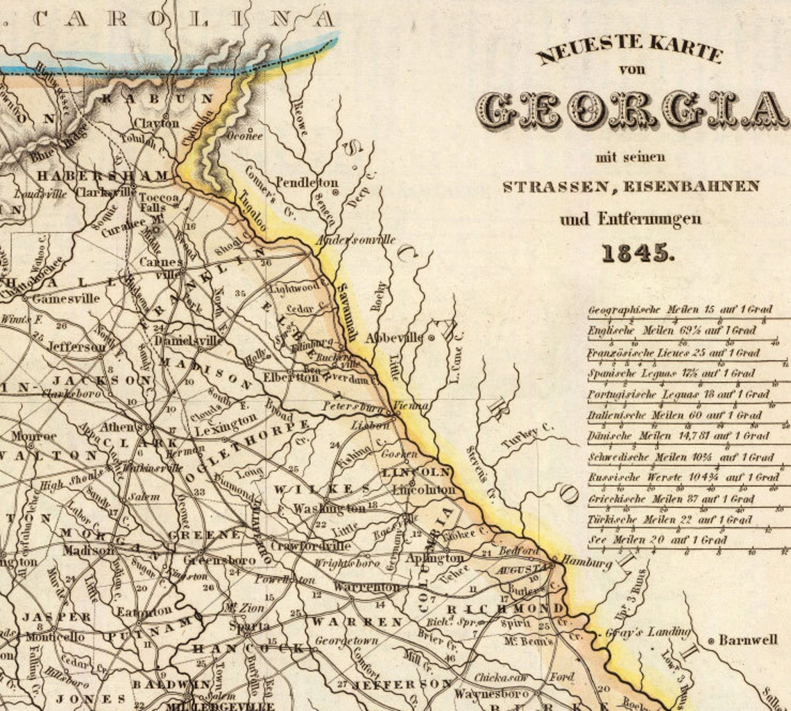 Map Print Old Map of Historic Maps Etsy