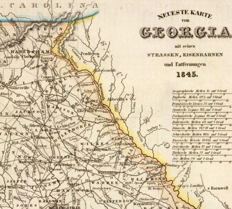 Map Print Old Map of Historic Maps Etsy