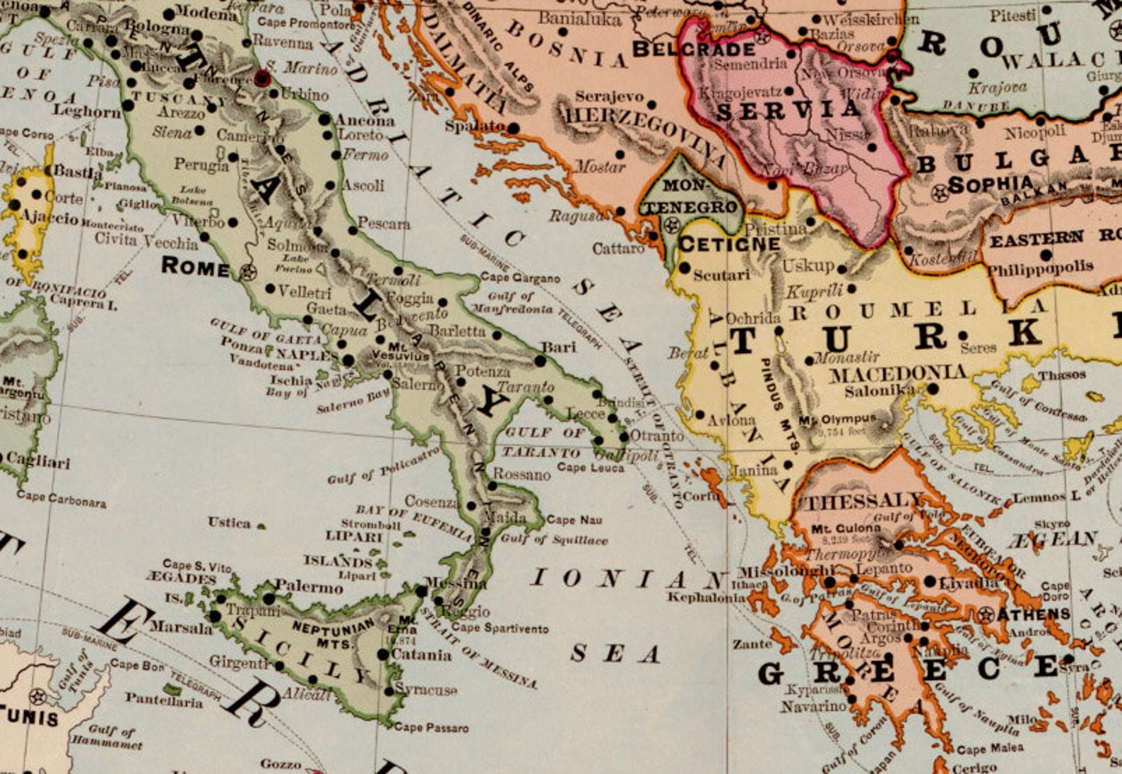 Europe map Old map of Europe Giclee fine art Large map | Etsy