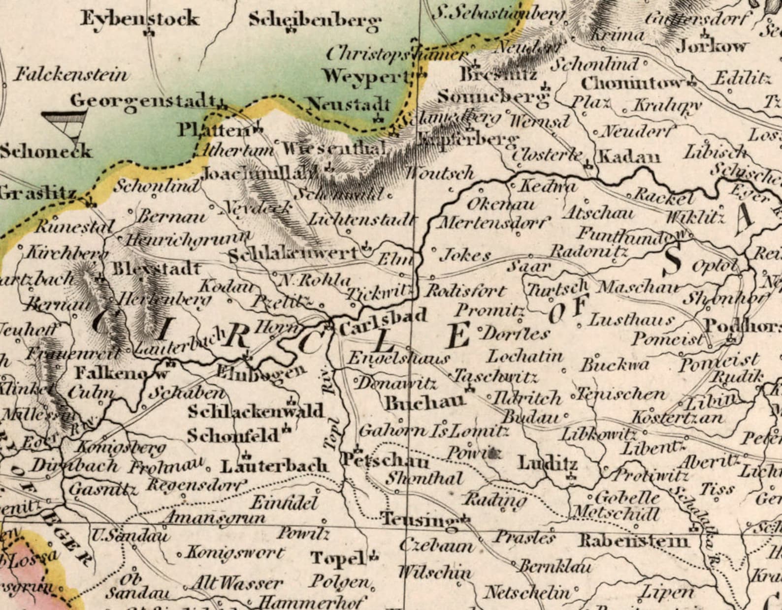 Alte Landkarte von Böhmen Mähren Landkarte Historischer - Etsy.de