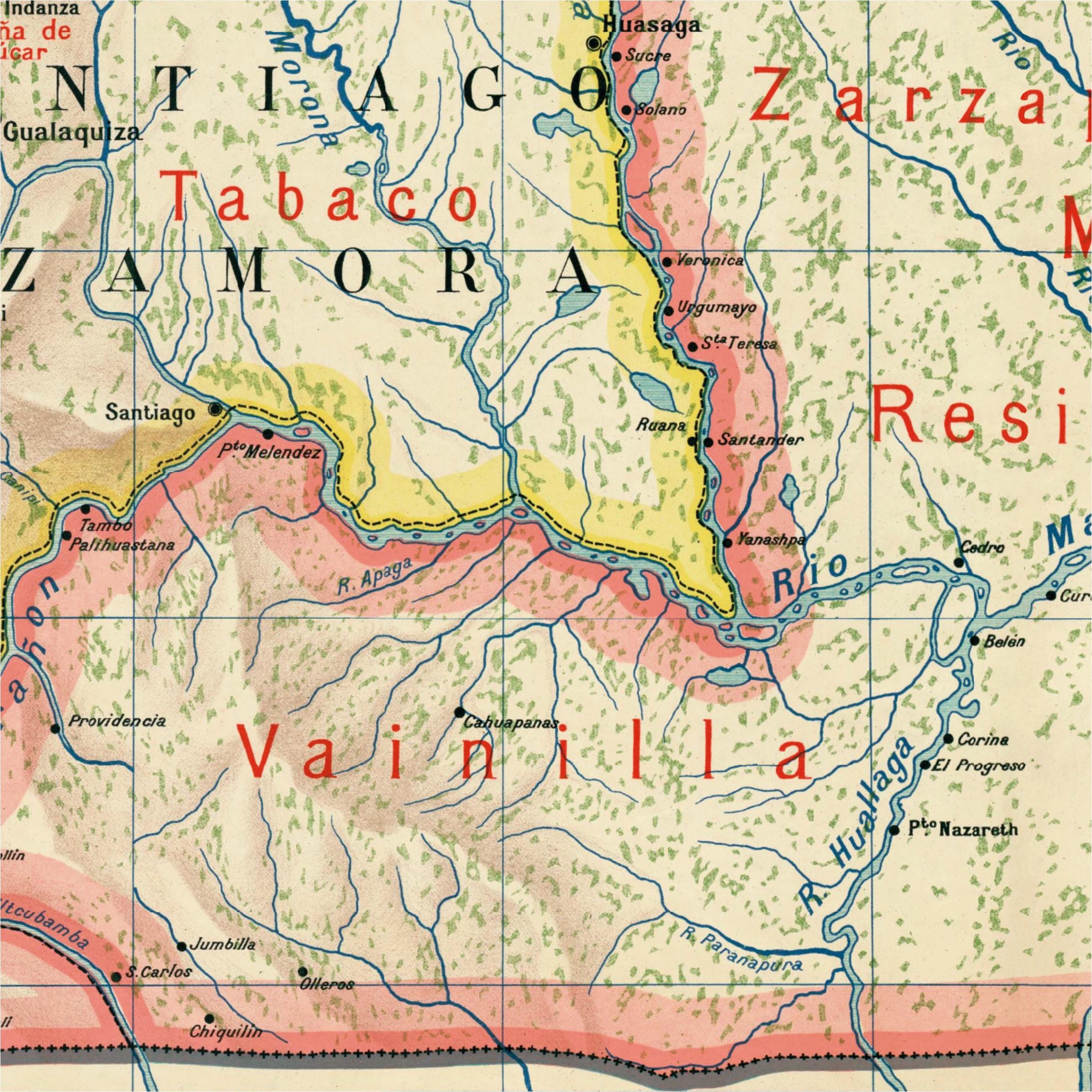 Ecuador Map Print | Antique Cartography Wall Art | Vintage Map