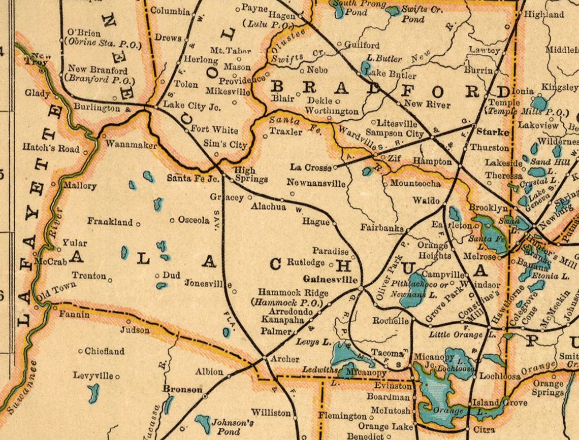 Old Map of Florida Archival Map - Il 1140xN.2563155849 3nif 