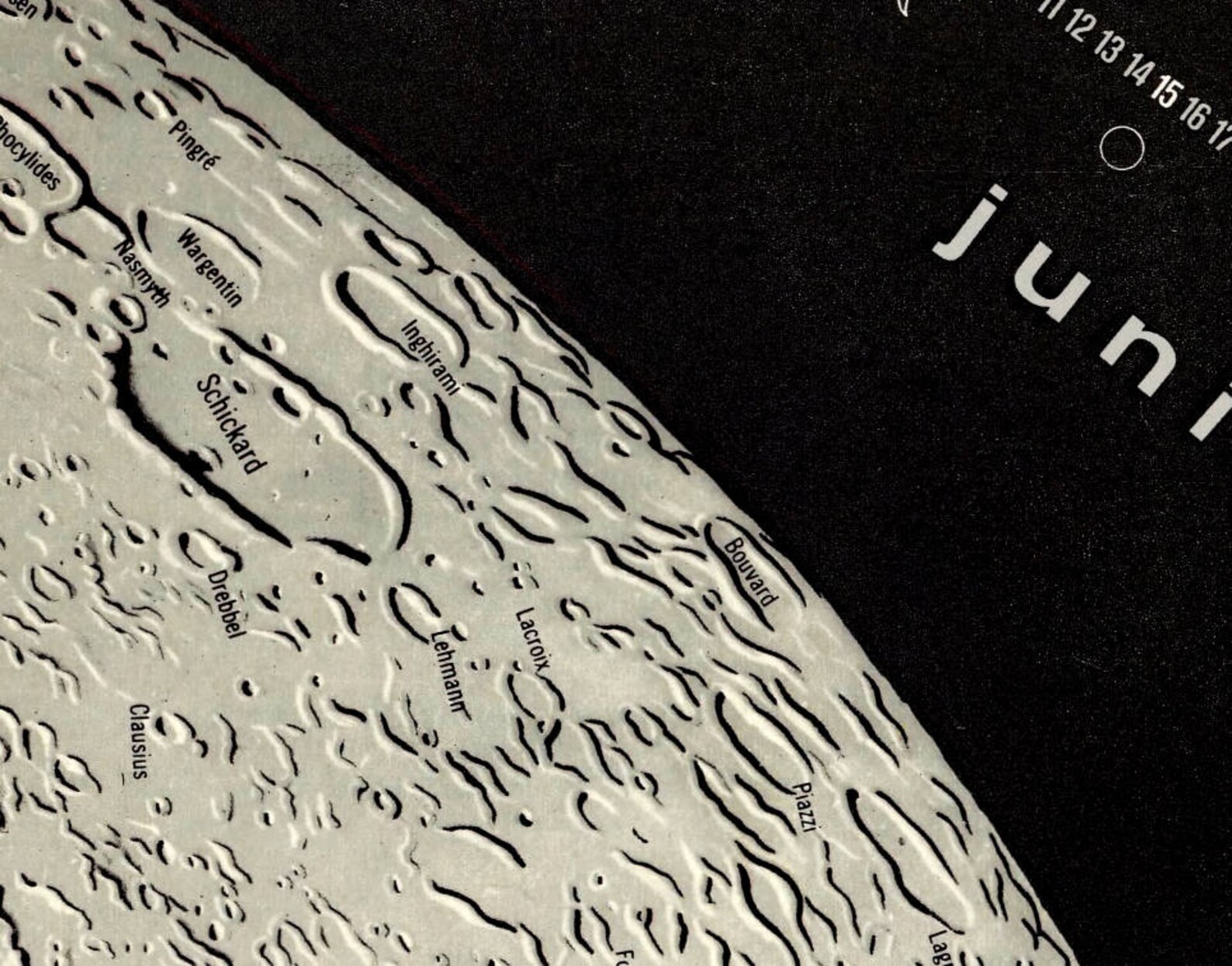 Map of the Moon Large Moon Map Poster Printed on Paper or Etsy