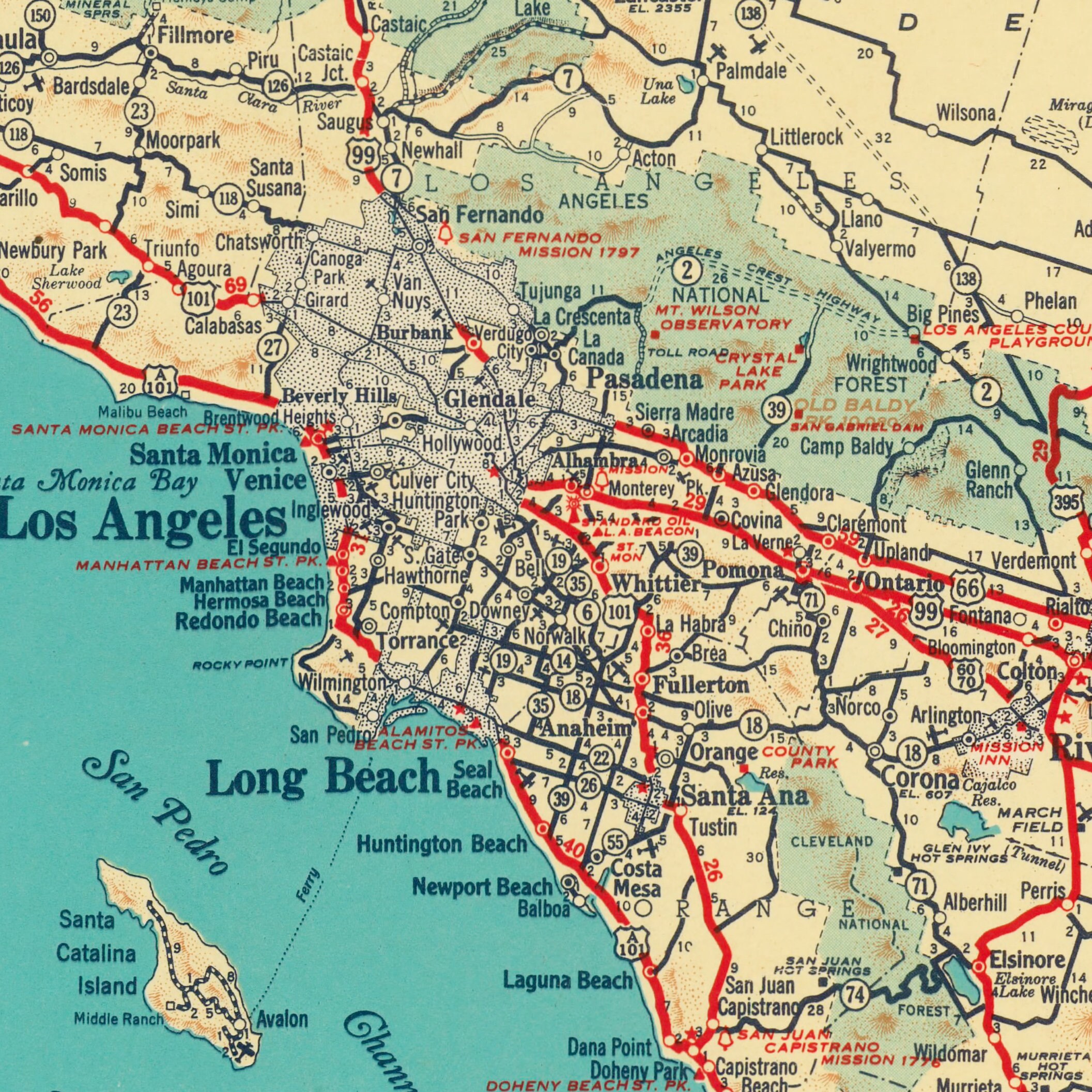 【ヴィンテージ】California Road Atlas 古地図 ロサンゼルス ヴィンテージ】California Road Atlas 古地図 ロサンゼルス