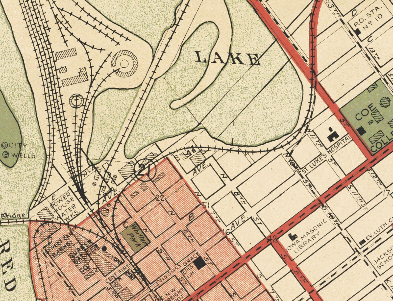 Old Map of Cedar Rapids Antique Map Vintage Map Antique - Etsy