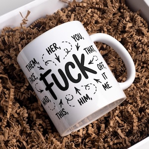 Roliga svordomar, sarkastiska citat, kaffemugg, 11oz och 15oz, sublimeringsdesign, PNG-mall