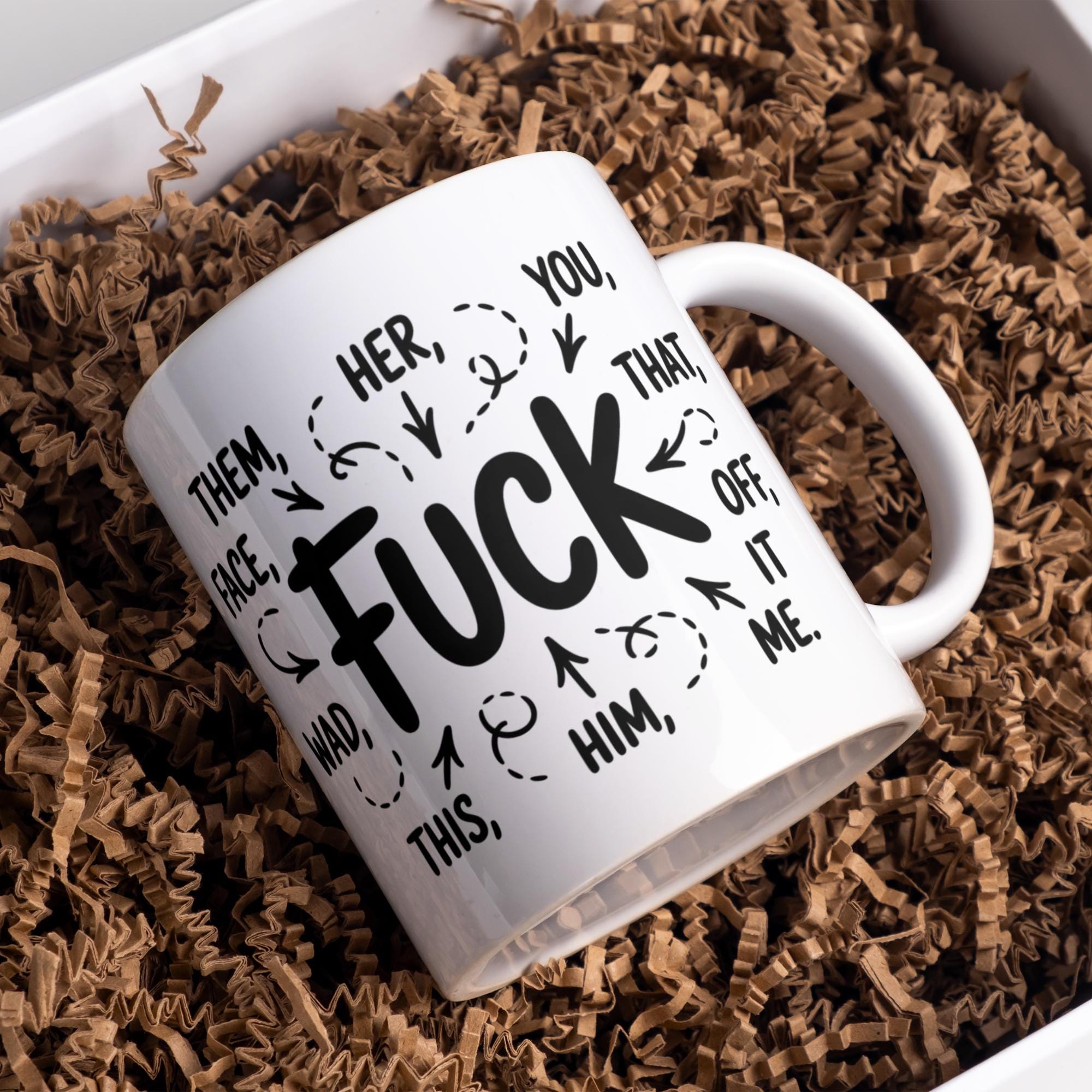 Mug Humour Amour Je T'Aime À Fond Tasse Drôle Homme Femme Et Coquine Idée Cadeau Noël