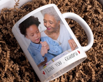 Taza de café con foto personalizada, regalo de cumpleaños, aniversario, San Valentín para mamá con foto