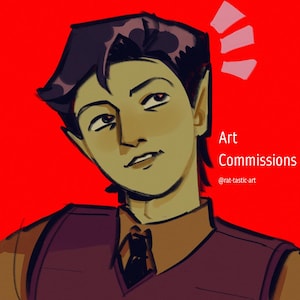 Arte personalizada de personagens || Encomenda de OC/Fanart || Arte digital || Retrato || Foto de perfil