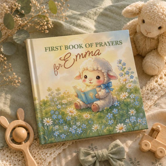 Personalized First Prayer Book: Custom Name Christian Keepsake for Child