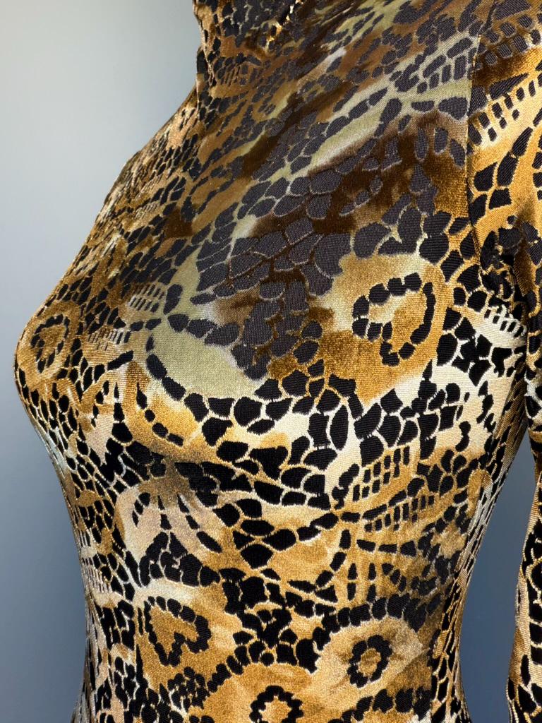 jacket for gold dress TA3 Goddessy Maxi Dress - Golden Zebra - M