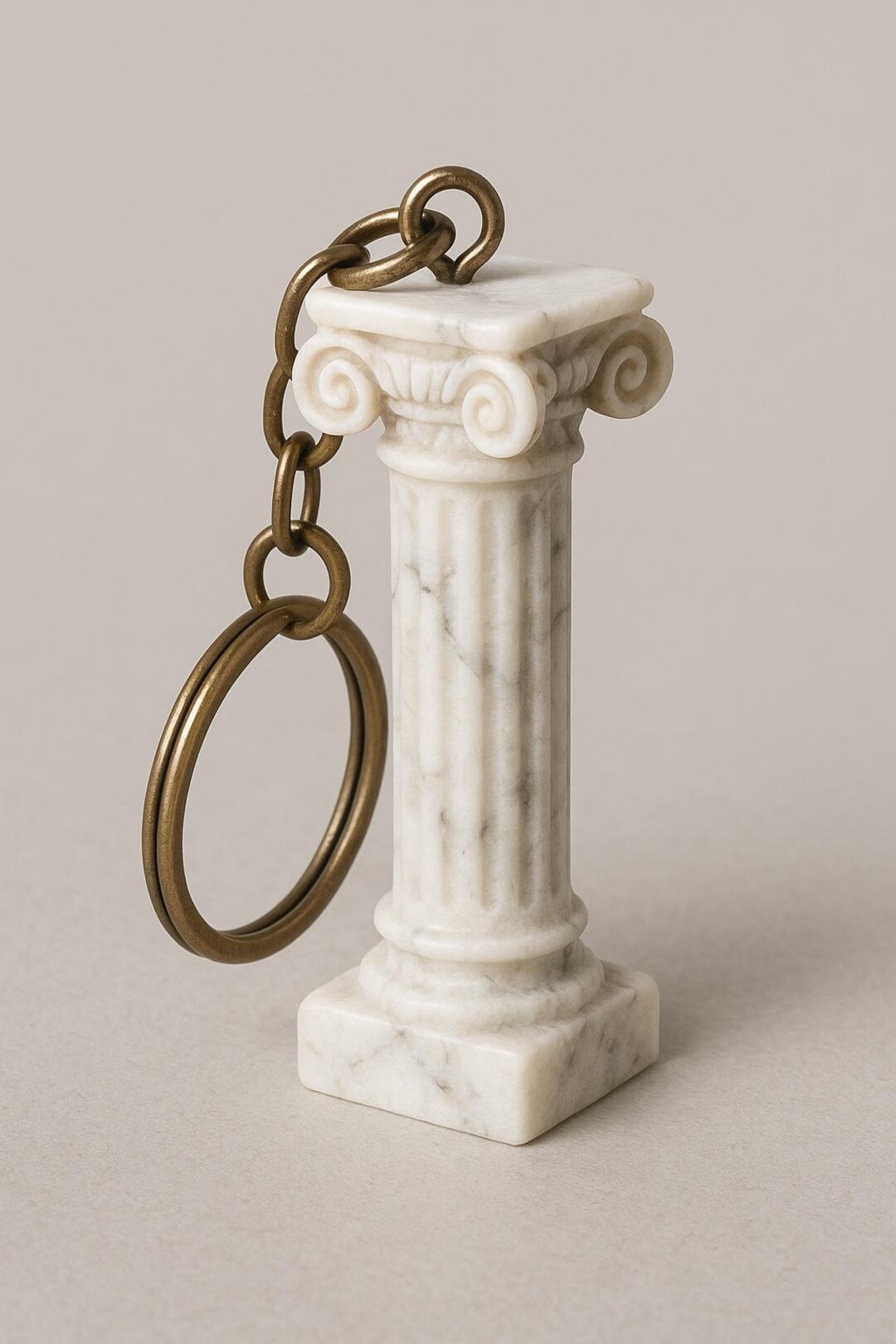 Paros Marble Column Crochet Keychain | Handmade Boho Accessories ...