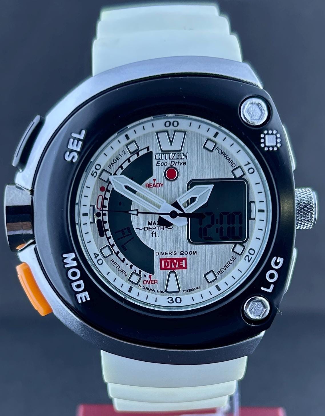 Citizen Heren analoog-digitaal Eco-Drive horloge met elastiek Citizen Heren analoog-digitaal Eco-Drive horloge met elastiek