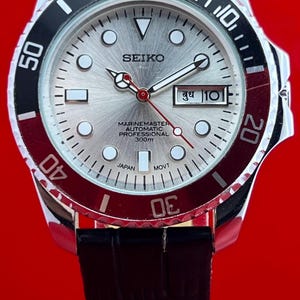 自動巻き GMT ペプシベゼル 腕時計 MOD Seiko pepsi mod gmt - Etsy 日本