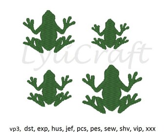 Download Frog Embroidery Etsy