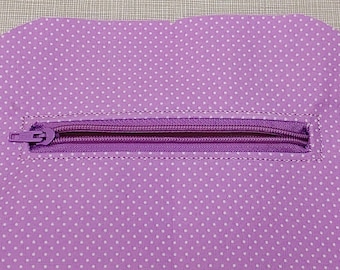 Zippered Pocket Embroidery Design for Zip #3, In the Hoop ITH Machine Embroidery Design, Interior and Exterior Zippered Pocket