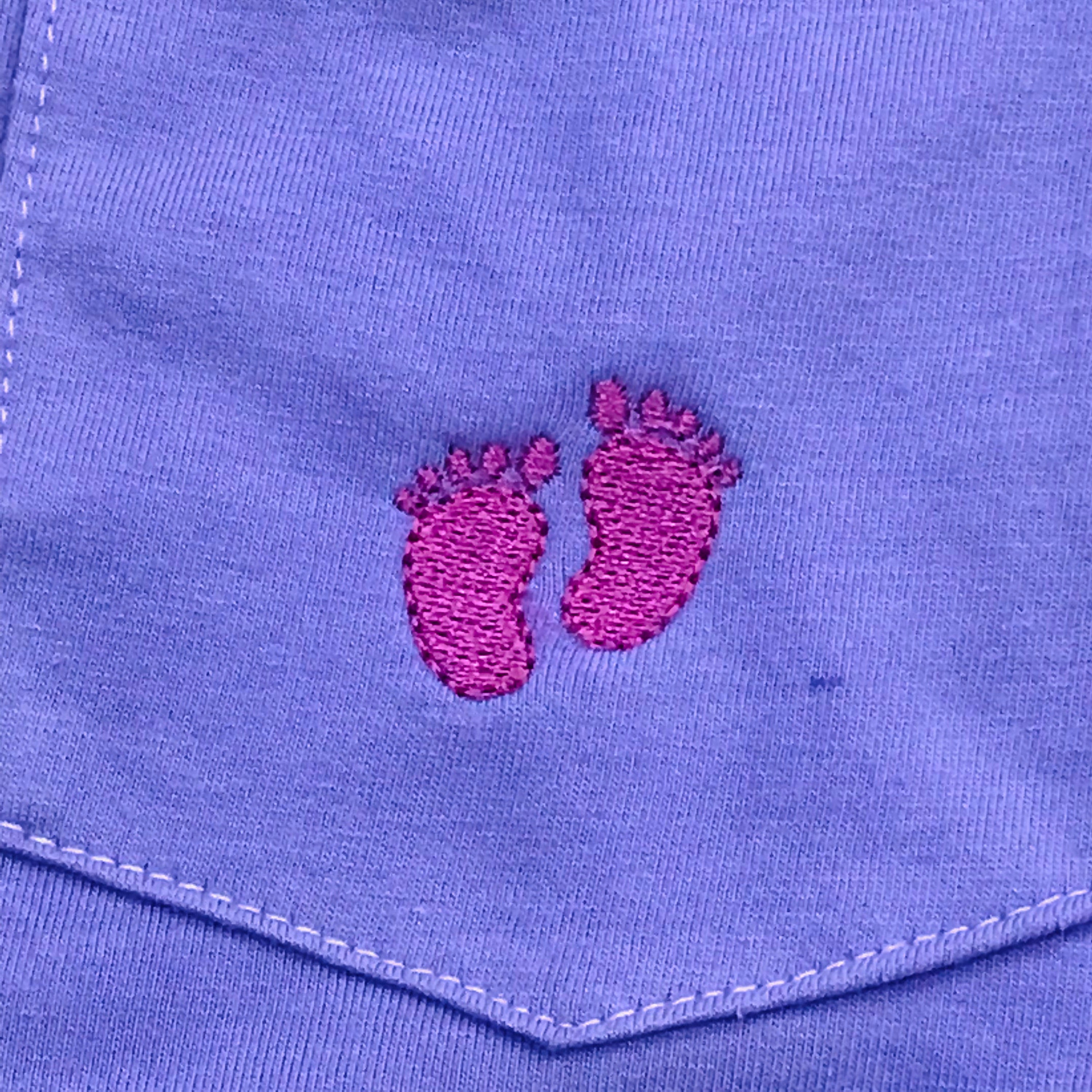 Mini Feet Embroidery Design Small Feet Machine Embroidery Etsy UK