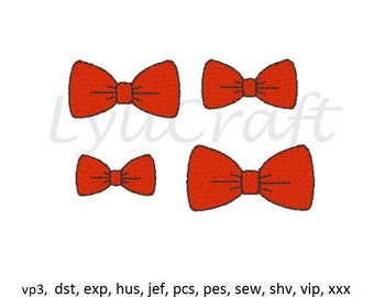 Mini Small Bow Embroidery Design, Mini Bow Embroidery Design, Bow Embroidery Design, Small Bow Embroidery, Mini Embroidery, Mini Design
