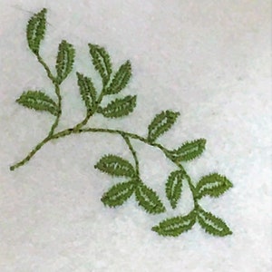 Mini Leaf Machine Embroidery Designs Instant Download image 4