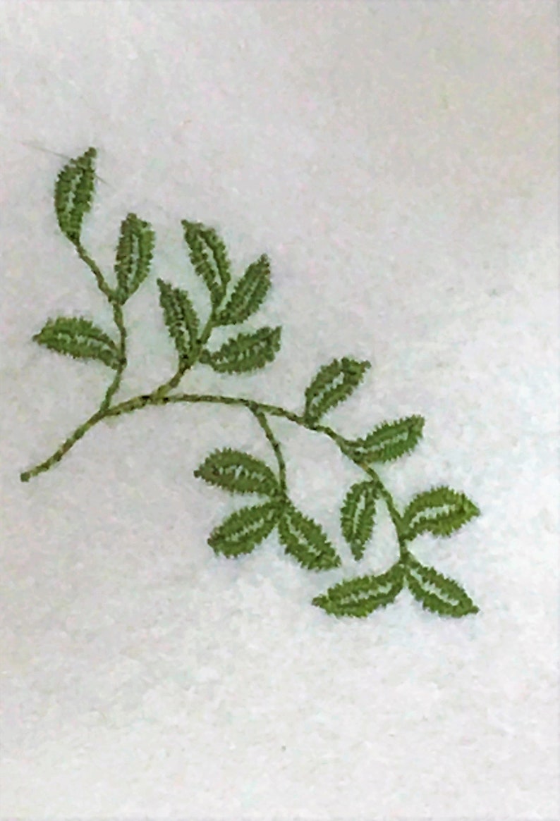 Mini Leaf Machine Embroidery Designs Instant Download image 4