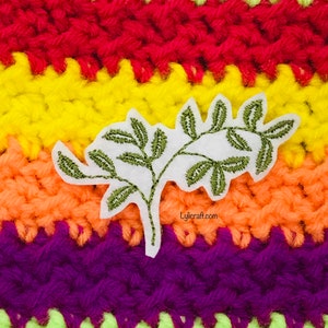 Mini Leaf Machine Embroidery Designs Instant Download image 2