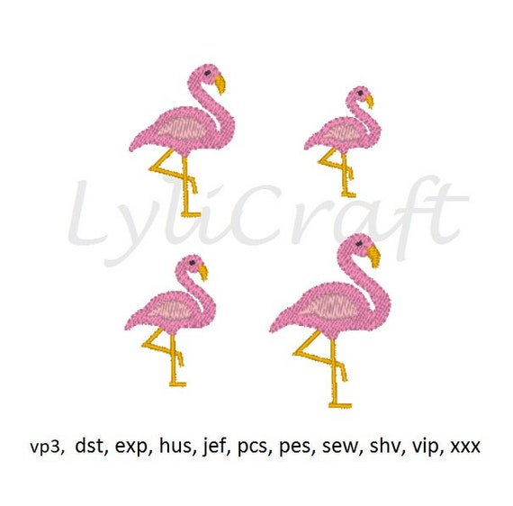Flamingo mini Embroidery Flamingo Embroidery design Flamingo design Flamingo Embroidery Machine Embroidery Design. Flamingo Silhouette