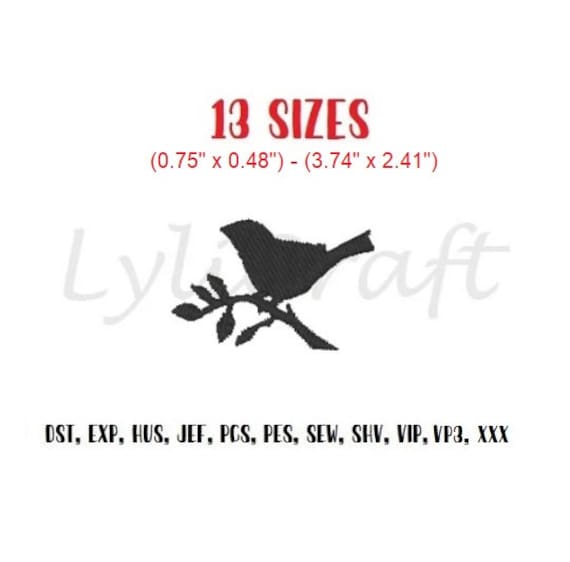 Mini bird embroidery design, small bird machine embroidery designs, spring embroidery, summer embroidery, baby embroidery, sparrow, swallows