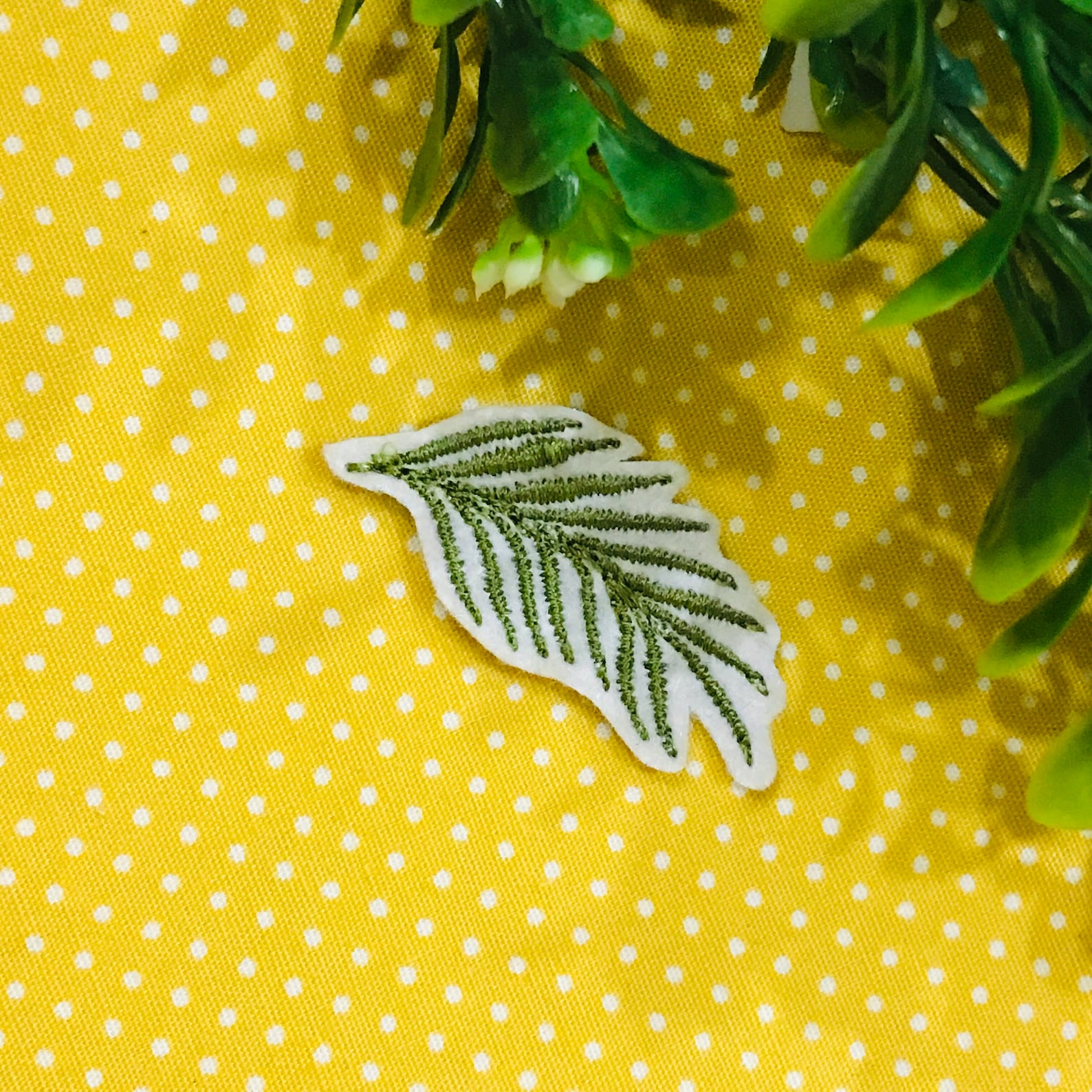 Mini Palm Leaf Embroidery Design Small Palm Leaf Machine Etsy