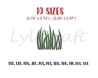 Mini Grass Embroidery Design, Grasses Embroidery Designs, Mini Grass Embroidery Design, Summer Embroidery Design, Spring Embroidery