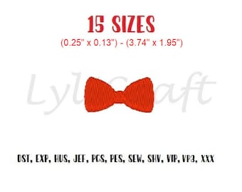 Mini Bow Embroidery Design, Small Bow Machine Embroidery Designs, Baby Embroidery, Girl Embroidery, Boy Embroidery Design, Instant Download