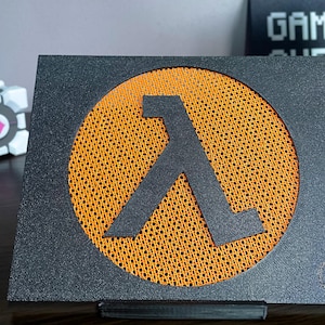 Steam Machine Face Plate - Dominant Lambda Half Life - Magnetic - PETG