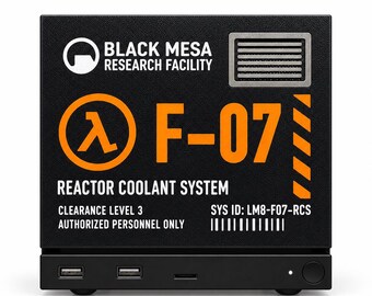 Placa frontal para máquina de vapor Mesa F-07 negra – Cubierta magnética ventilada naranja