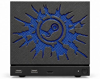 Fractured Steam Logo Faceplate – Magnetic Steam Machine Dust Cover