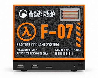 Placa frontal para máquina de vapor Mesa F-07 negra de edición limitada – Cubierta magnética ventilada naranja