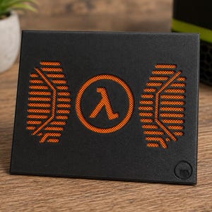 Steam Machine Face Plate - Lambda Half Life - Magnetic - PETG - Dust Cover