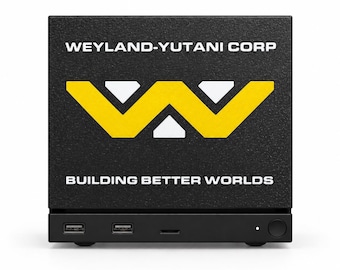 Placa frontal para máquina de vapor Weyland-Yutani – Cubierta magnética multicolor inspirada en extraterrestres