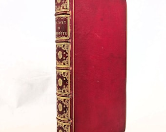 Die Geschichte von Yarmouth von Charles Parkin, 1776 Erstausgabe, roter marmorierter Einband