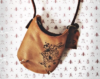 ORDEr - VINTAGe STYLe LEATHEr BAG for BLYTHE or Pullip dolls - by LesPouPZ