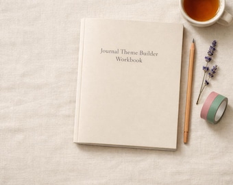 Journal Planner Printable | Journal Theme Builder Workbook