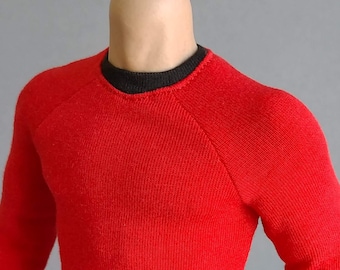 1/ 6th scale red shirt inspired by Star Trek - fits ~ 12 inch figures e.g. Hot Toys TTM 18, 19, 21 TBLeague M31 M32 M33 etc...