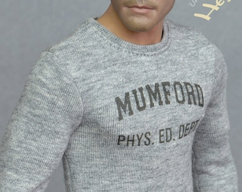 1/6 Scale 'Mumford' Sweatshirt – Beverly Hills Cop Inspired, 12-inch Figure Clothing
