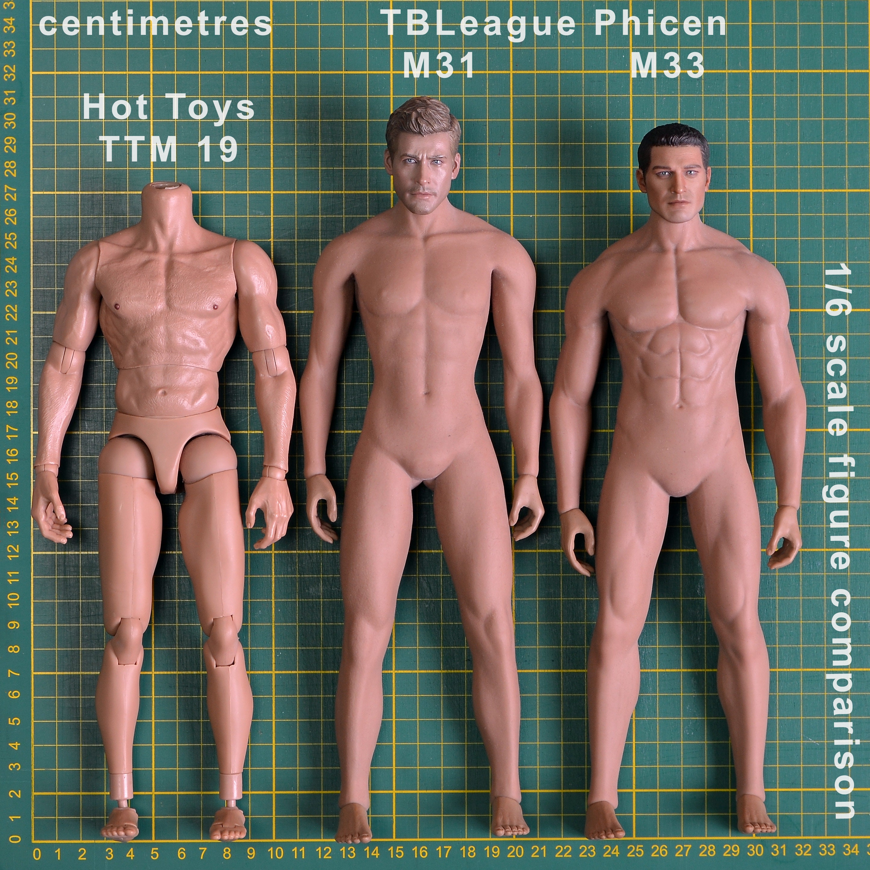 1/6th Scale Heather Grey T-shirt Fits ~ 12 Inch Collectible