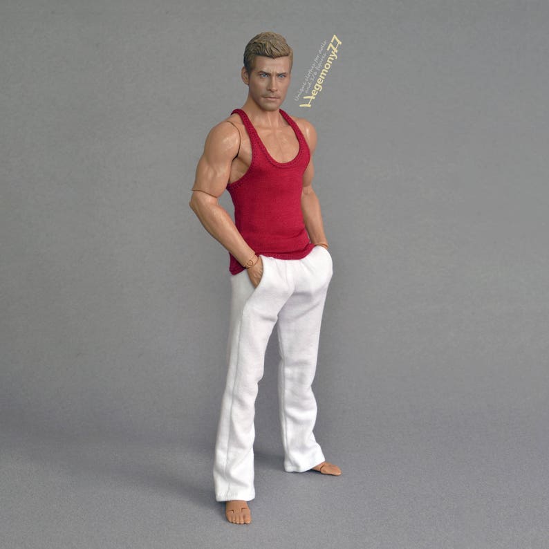 1//6 Scale Hot Yellow Sport Sweatpants Pants For 12/" Action Figure Dolls Toys