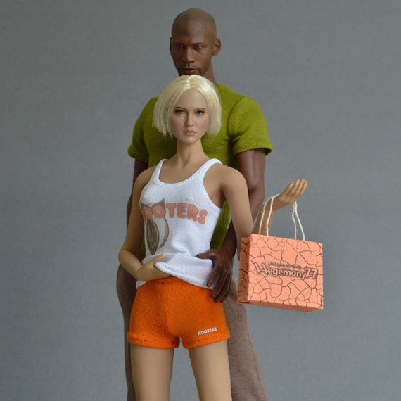 1/6th Scale Female Clothing Set: Tank Top and Shorts With Printed Design -   Ireland