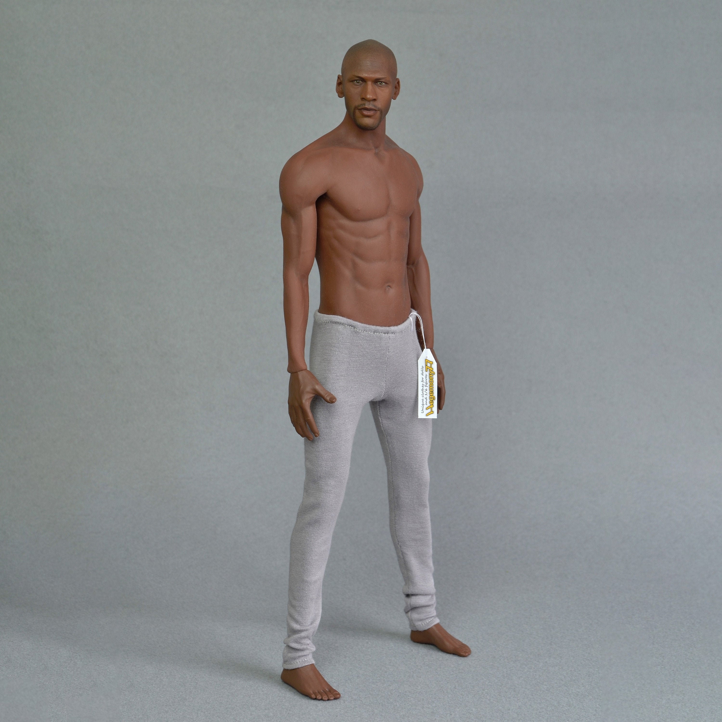 Longer 1/ 6th Scale XL Grey Leggings 