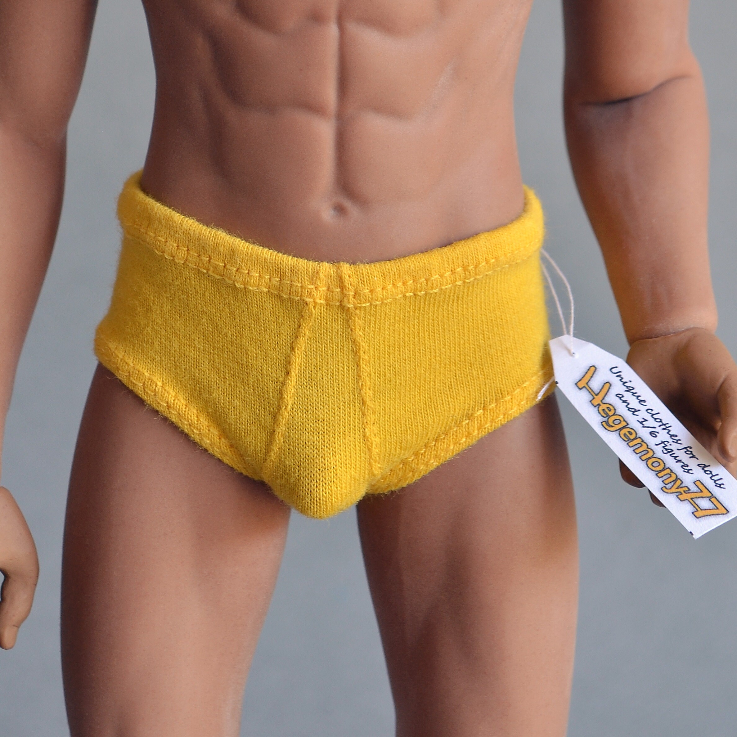 HiPlay 1/6 Scale Male Figure Doll Clothes: Red Colored Belt Boxer