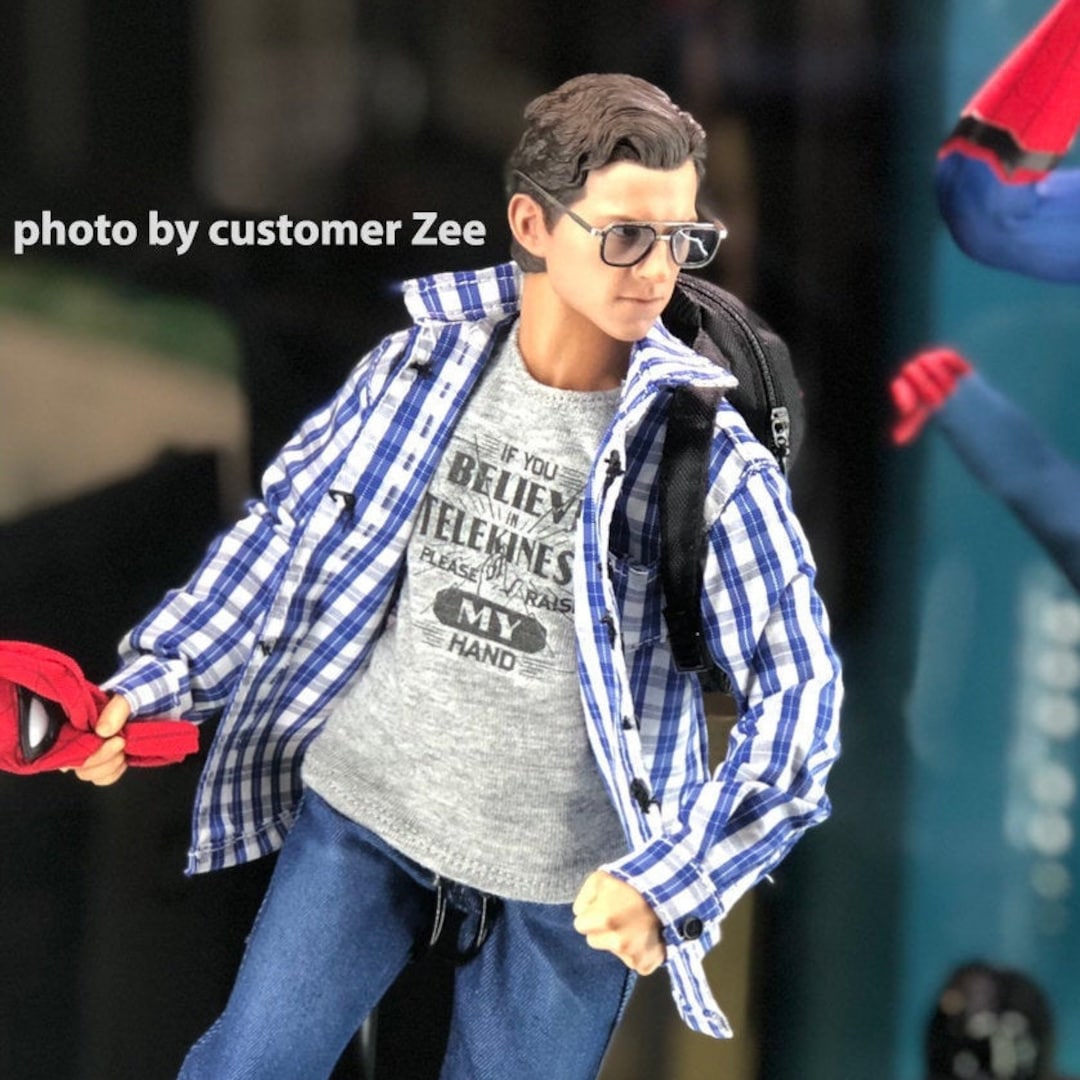 1/ 6th Scale T-shirt Inspired by Peter Parker in Recent Spider-man